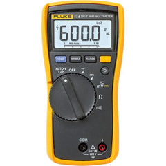 Fluke 114 EUR - Multimeter med äkta RMS | Vit bakgrundsbelysning | CAT III 600 V