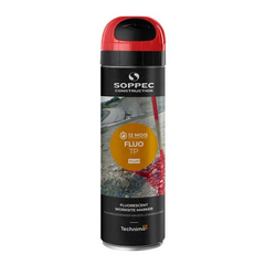 Soppec Fluo TP Märkspray Röd 500ml 12-pack