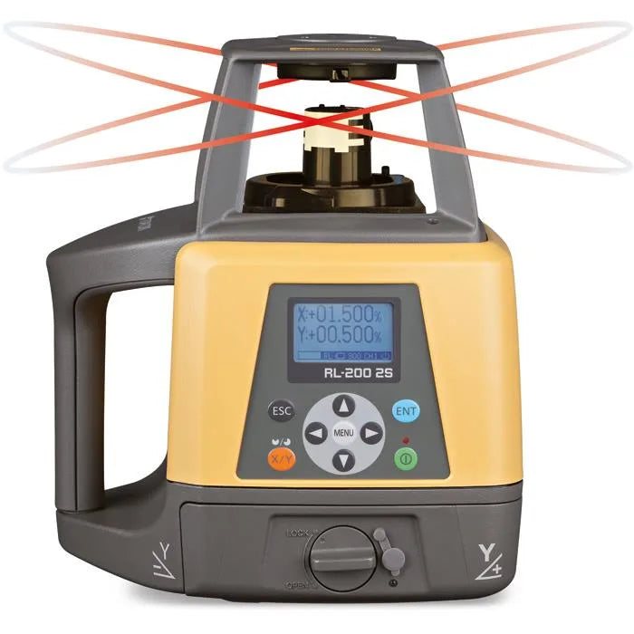Topcon Rl200 2s (Topcon RL200, dina projekt, högsta precision, professionella användare, roterande laser) Topcon Rl200 2s