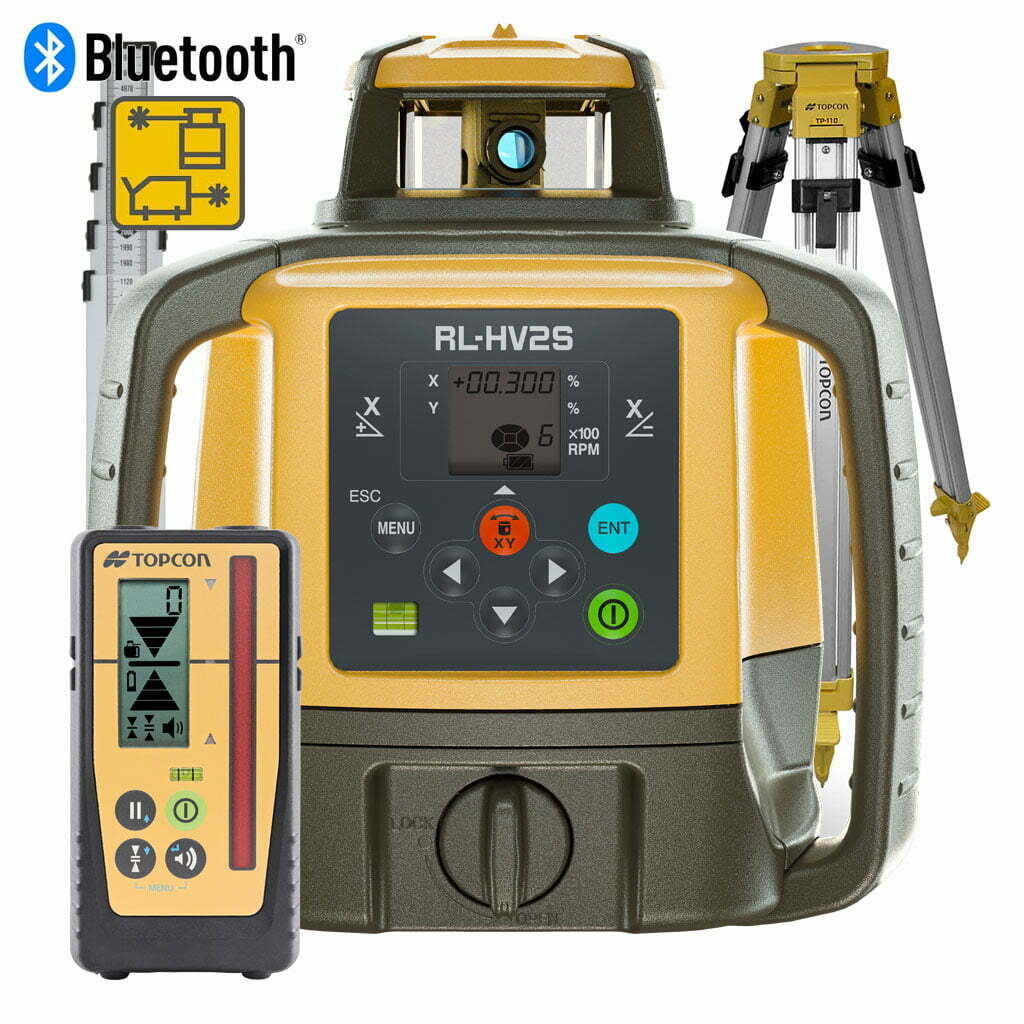 Topcon Rotationslaser RL-HV2S Tvåfallslaser-paket