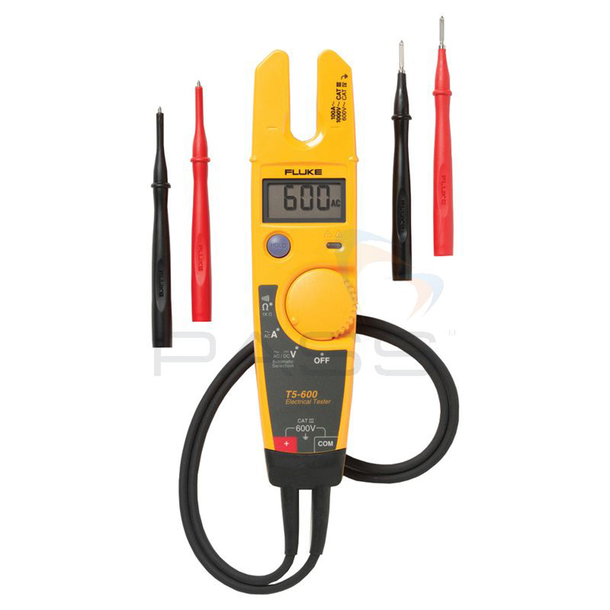 Fluke T5-600 | Mäter automatiskt volt AC eller volt DC