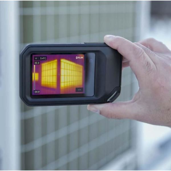 FLIR C5 värmekamera | 3,5" integrerad pekskärm | Wi-Fi | -20° - 400° C