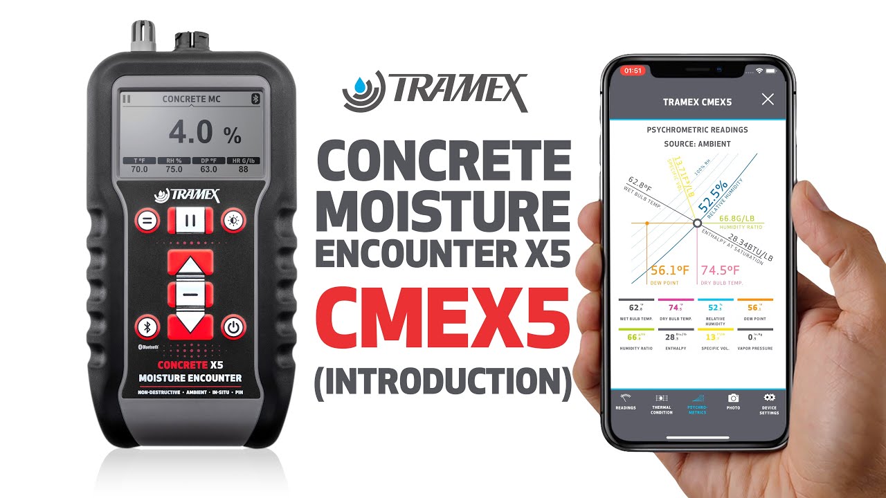 Tramex CMEX5 Fuktmätare kombi